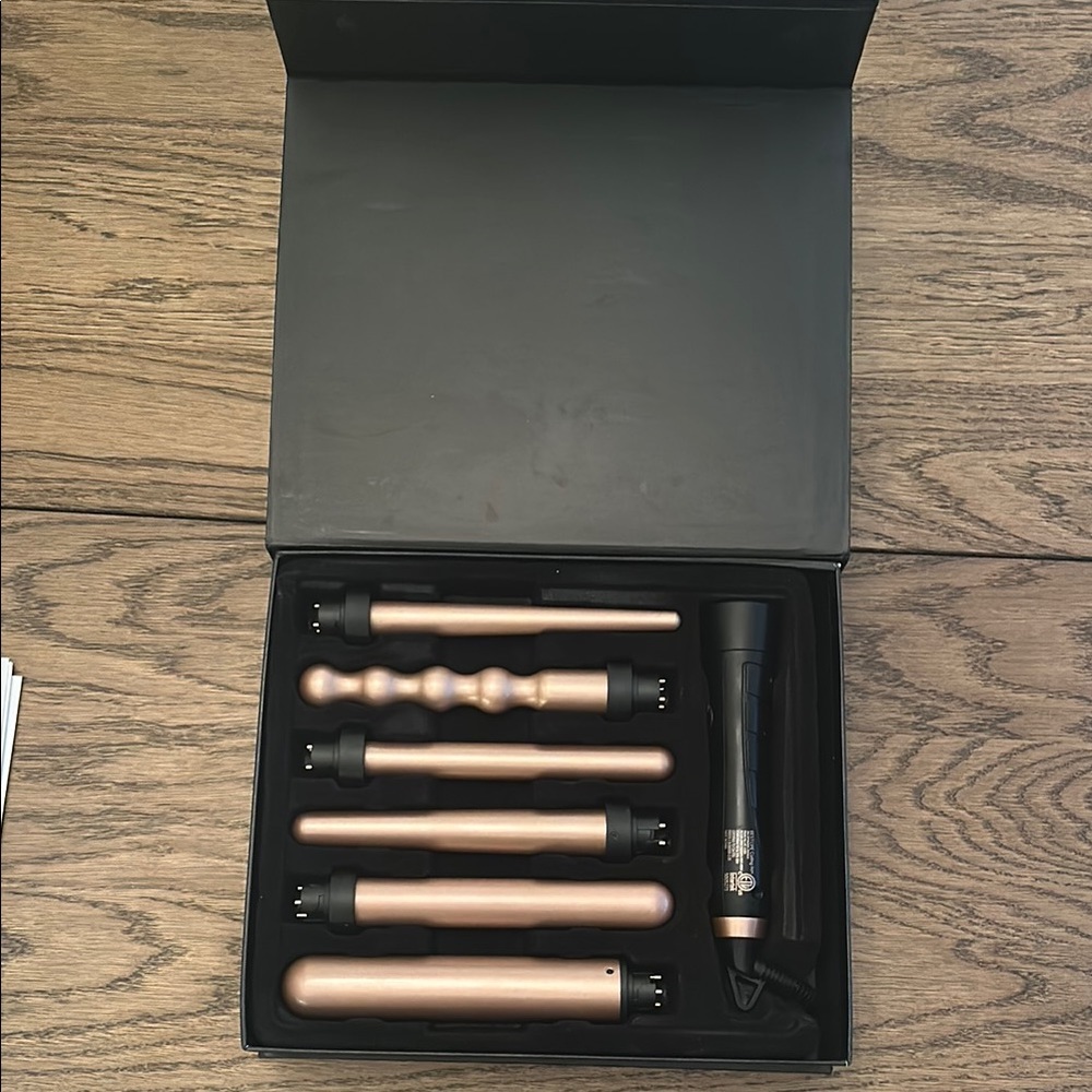 Rose Gold Curling Wand Set